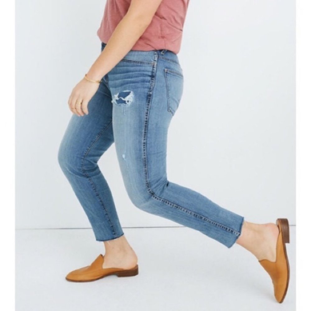 NEW Madewell Stovepipe Jeans K7984 in Holburn Wash Size 37